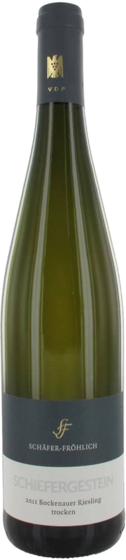 Bottiglia di Bockenauer Riesling Vom Schiefergestein Nahe di Weingut Schäfer-Fröhlich