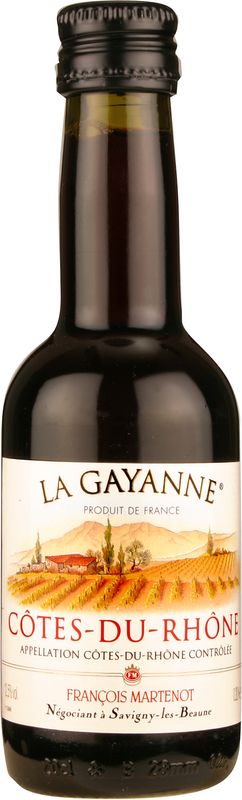 Bottle of La Gayanne Cotes du Rhone AC from François Martenot