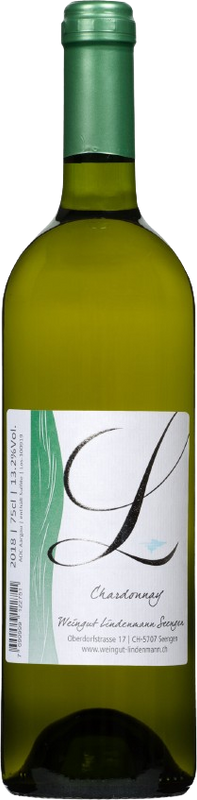 Flasche Brestenberger Chardonnay von Weingut Lindenmann
