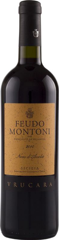 Bottiglia di Nero d'Avola Sizilien IGT Vrucara di Feudo Montoni