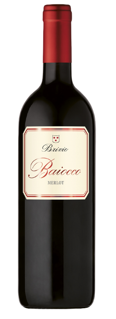 Image of Guido Brivio Baiocco Merlot del Ticino DOC - 75cl - Tessin, Schweiz bei Flaschenpost.ch