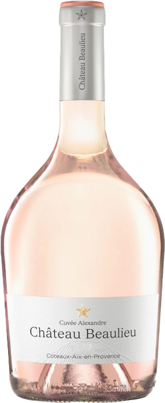 Flasche Rosé Cuvée Alexandre AOC von Chateau Beaulieu