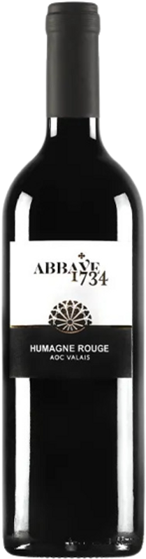 Flasche Humagne rouge AOC du Valais Abbaye 1734 von Jacques Germanier
