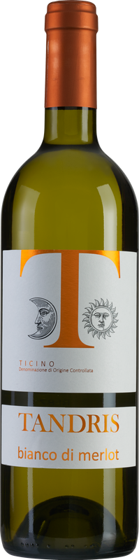 Bottle of Tandris Bianco di Merlot Ticino DOC from Gialdi Vini - Linie Brivio