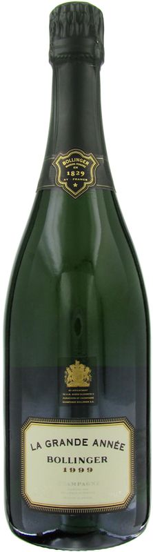 Bottiglia di Champagne Grande Annee Brut AOC millesime di Bollinger