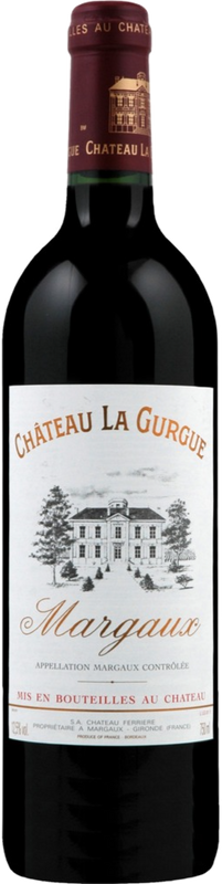 Bottle of Château La Gurgue cru bourgeois Margaux AOC from Château La Gurgue