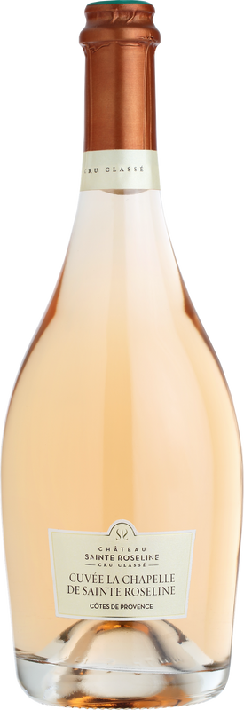 Bottiglia di La Chapelle de Sainte Roseline Rosé Cru Classé di Château Sainte Roseline