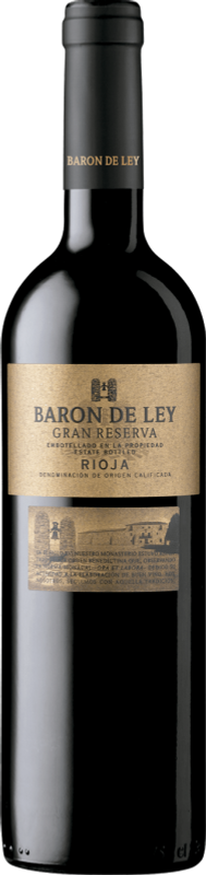 Bottle of Rioja DOCa Gran Reserva from Barón de Ley