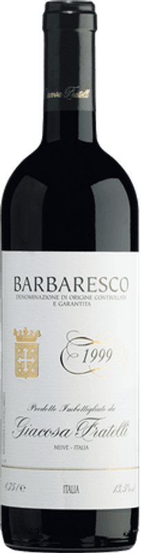 Bottle of Barbaresco DOCG from Giacosa Fratelli