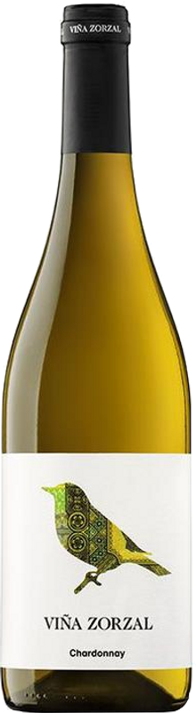 Bottle of Navarra DO Chardonnay from Viña Zorzal