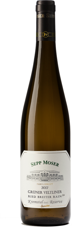 Flasche Breiter Rain Grüner Veltliner Bio Demeter von Weingut Sepp Moser