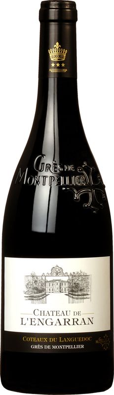 Bouteille de Coteau du Languedoc rouge ac Gres de Montpellier de Château l'Engarran