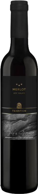 Bottle of Merlot AOC du Valais Harmonie from Jacques Germanier