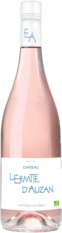 Bottiglia di Château l'Ermitage Rosé Auzan di Jean de Boigne