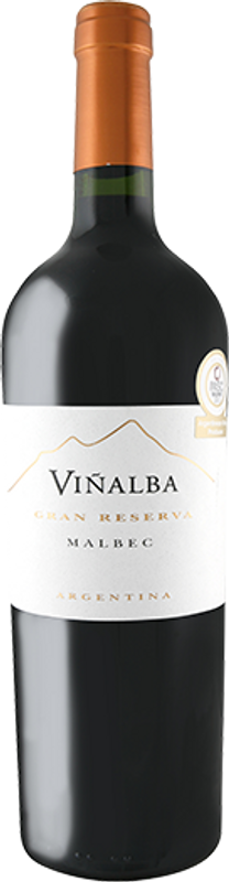 Bottle of Malbec Gran Reserva from Viñalba