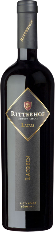 Bottiglia di Latus Südtiroler Lagrein DOC di Ritterhof