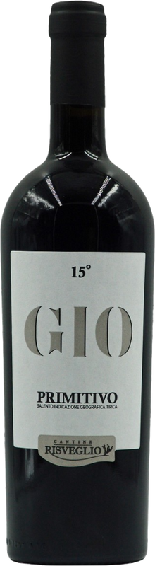 Bottle of GIO Primitivo Salento IGT Riserva from Cantine Risveglio