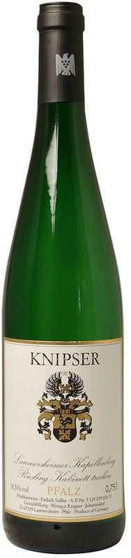 Bouteille de Riesling Kabinett tocken Laumersheimer Kapellenb. de Knipser