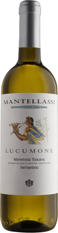 Bottiglia di Lucumone Vermentino Maremma di Fattoria Mantellassi