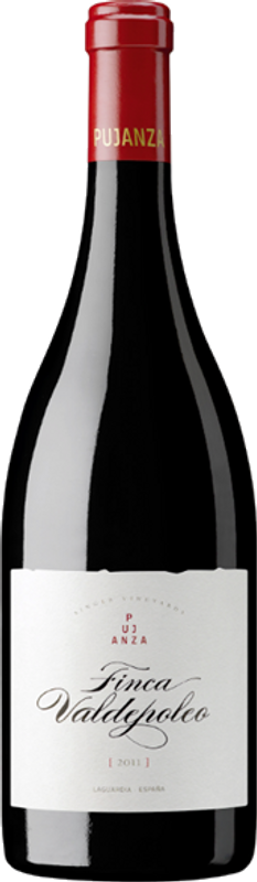 Bottiglia di Finca Valdepoleo Rioja DOCa di Bodegas Pujanza