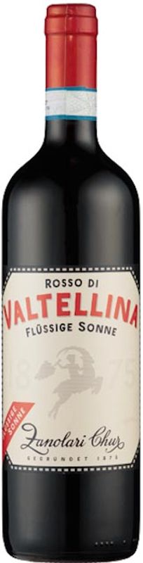 Flasche Flussige Sonne Rosso di Valtellina DOC von Zanolari Söhne