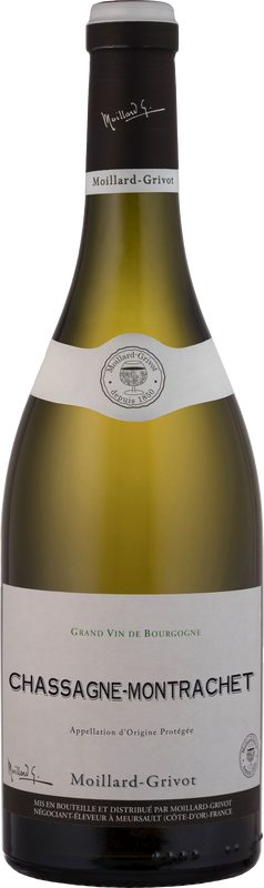 Bottiglia di Chassagne-Montrachet ac blanc M.-Grivot M.O. di Moillard-Grivot
