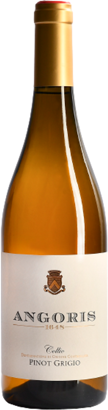 Bottle of Pinot Grigio from Angoris
