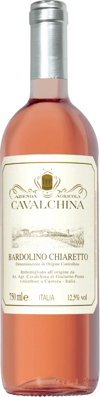 Bottle of Chiaretto Bardolino DOC from Azienda Agricola Cavalchina