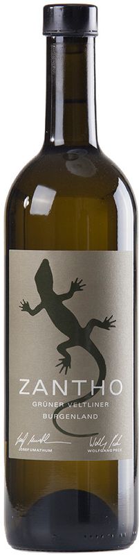 Bouteille de Gruner Veltliner de Weingut Zantho