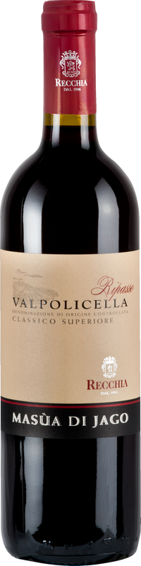 Bottle of Ripasso Valpolicella Classico DOC Masua di Jago from Recchia