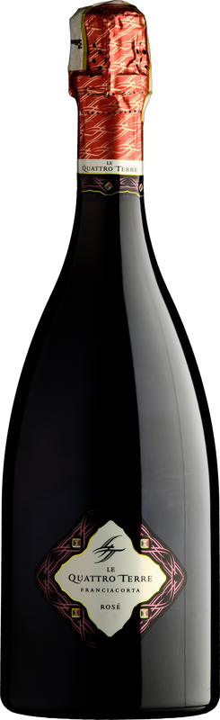 Bottiglia di Franciacorta Rosé DOCG di Le Quattro Terre
