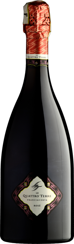 Flasche Franciacorta Rosé DOCG von Le Quattro Terre