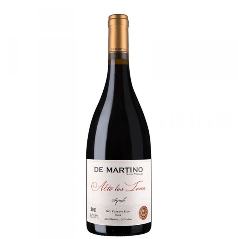 Bottle of Syrah Reserva Single Vineyard Alto Los Toros from De Martino