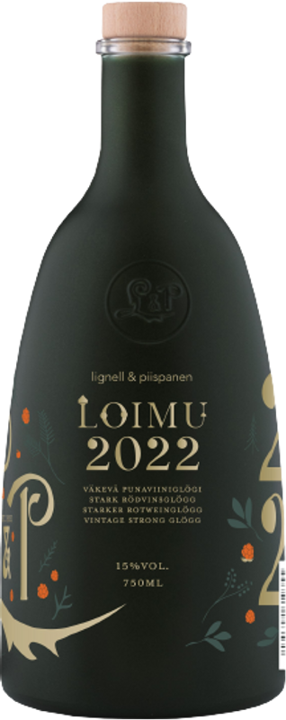 Bottle of Loimu Roter Premium Glühwein from Lignell & Piispanen