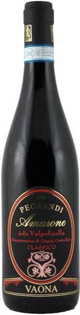 Image of Antonio Vaona Amarone Classico Pegrandi DOCG - 75cl - Veneto, Italien bei Flaschenpost.ch