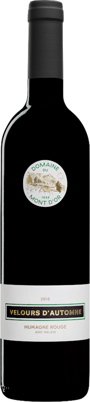 Bottle of Humagne Rouge Velours d'Automne from Domaine du Mont d'Or