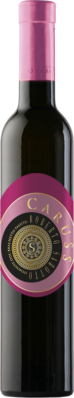Flasche Caruss Piemonte Brachetto Passito DOC von Roberto Sarotto