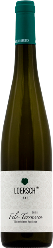 Bottiglia di Riesling Fels Terrassen Trittenheimer Apotheke feinherb di Weingut Alexander Loersch