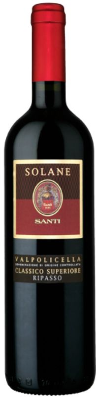 Flasche Solane Valpolicella Classico Superiore DOC Ripasso von Santi