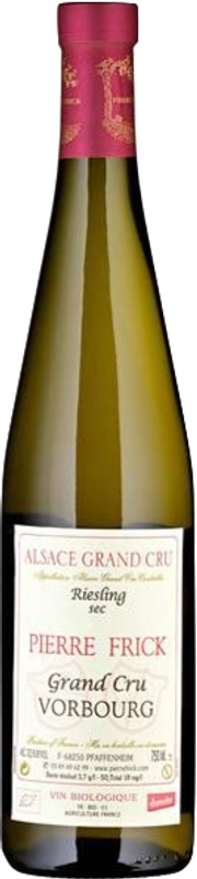 Bottle of Riesling Grand Cru Vorbourg AOC from Pierre Frick