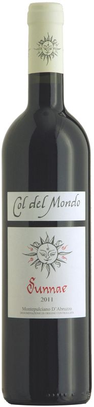 Bottle of Montepulciano d'Abruzzen DOC Sunnae from Azienda Agricola Col del Mondo