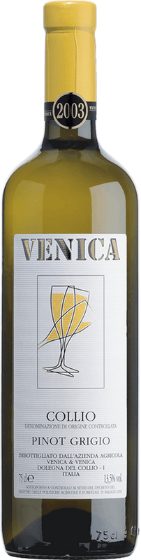 Bottle of Pinot Grigio Collio DOC Jésera from Venica & Venica