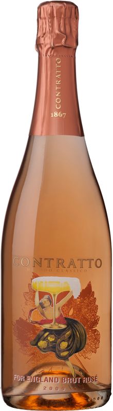 Bottle of Spumante for England Rosé Brut from Contratto