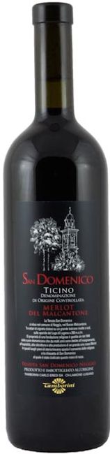 Image of Tamborini Tenuta San Domenico Merlot del Ticino del Malcantone DOC - 150cl - Tessin, Schweiz bei Flaschenpost.ch