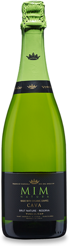 Bottle of Cava MIM Natura Brut Reserva from Vins el Cep