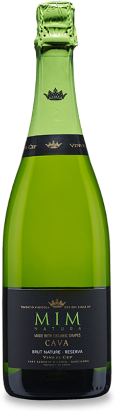 Flasche Cava MIM Natura Brut Reserva von Vins el Cep