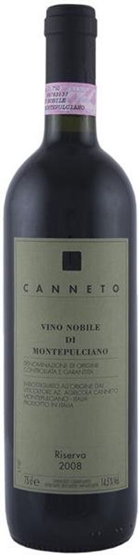 Bottle of Vino nobile di Montepulciano RISERVA DOCG from Canneto