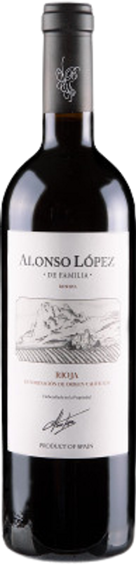 Bottle of Rioja DOCa Reserva from Alonso-Lopez