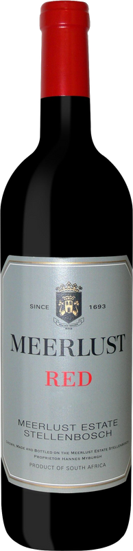 Flasche Meerlust red Wine of South Africa von Meerlust Estate
