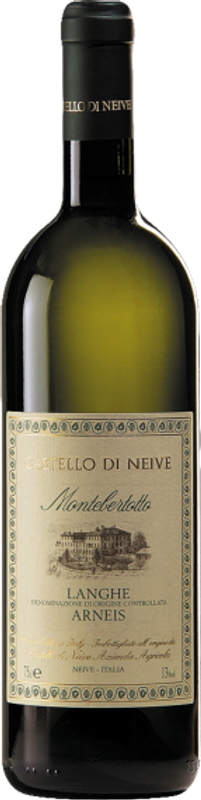 Bottle of Arneis Langhe DOC Montebertotto from Castello di Neive